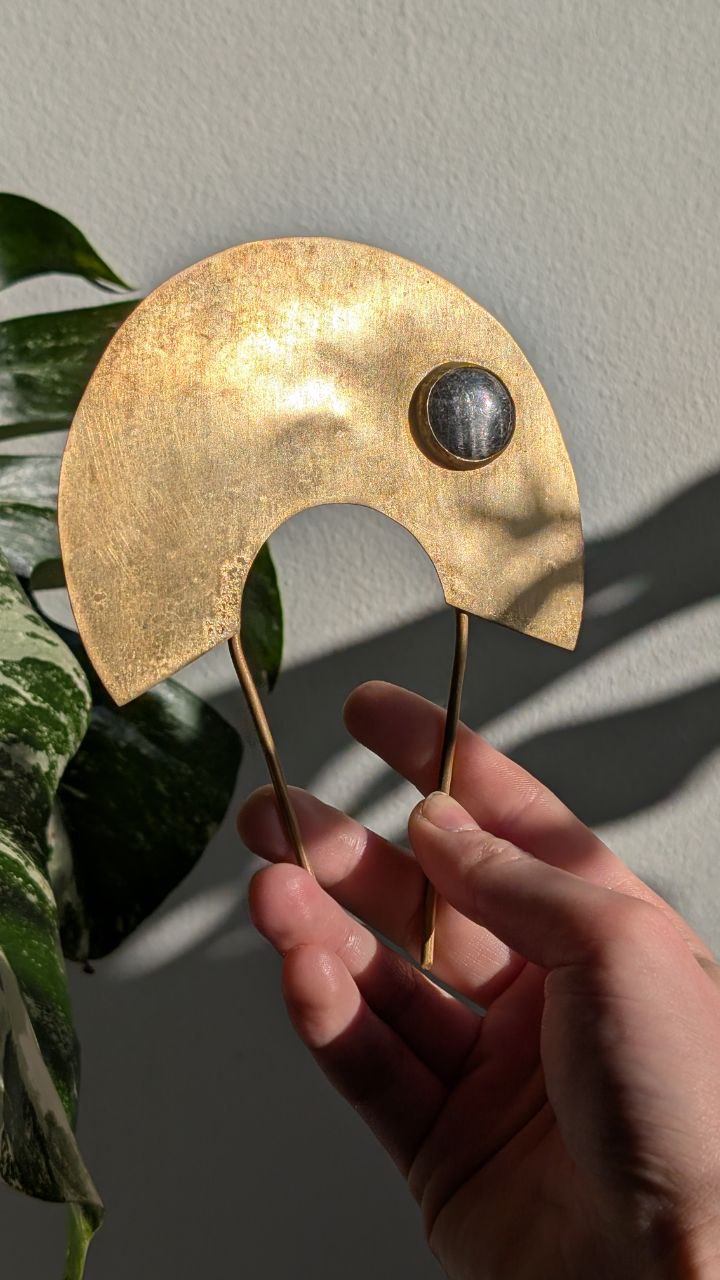 Brass and Stone Headpiece