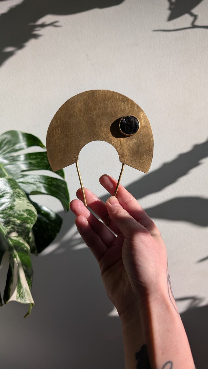 Brass and Stone Headpiece