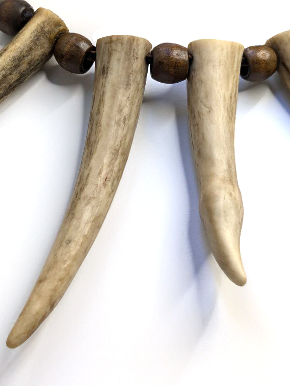deer antler necklace - cruelty free, natural handmade jewelry