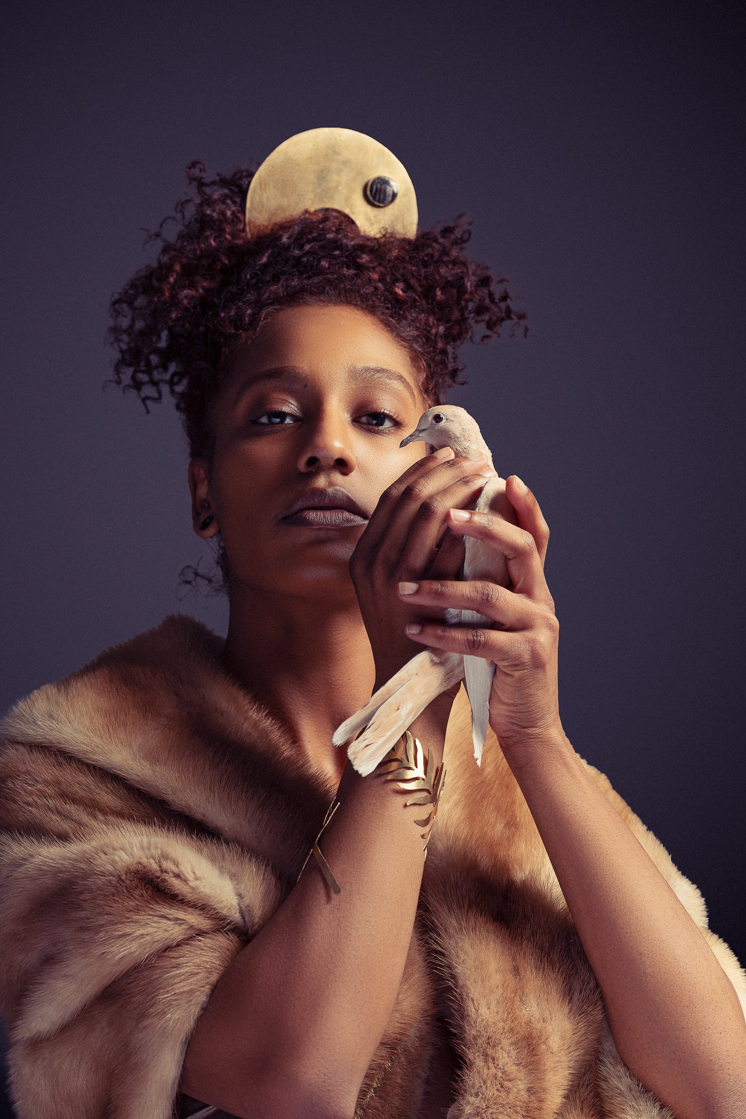 Brass and Stone Headpiece