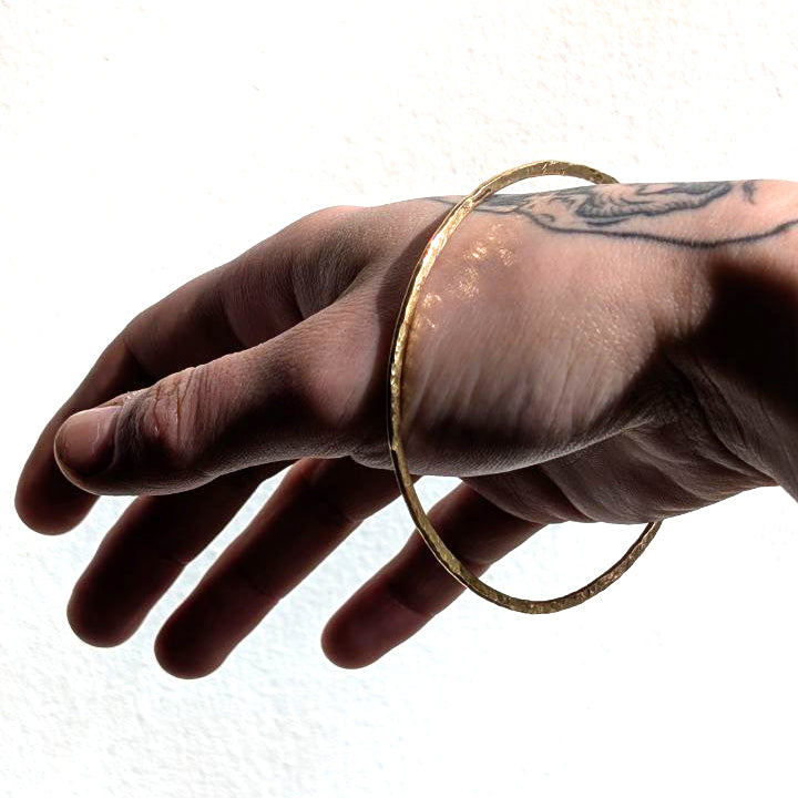 Hammered Bangle