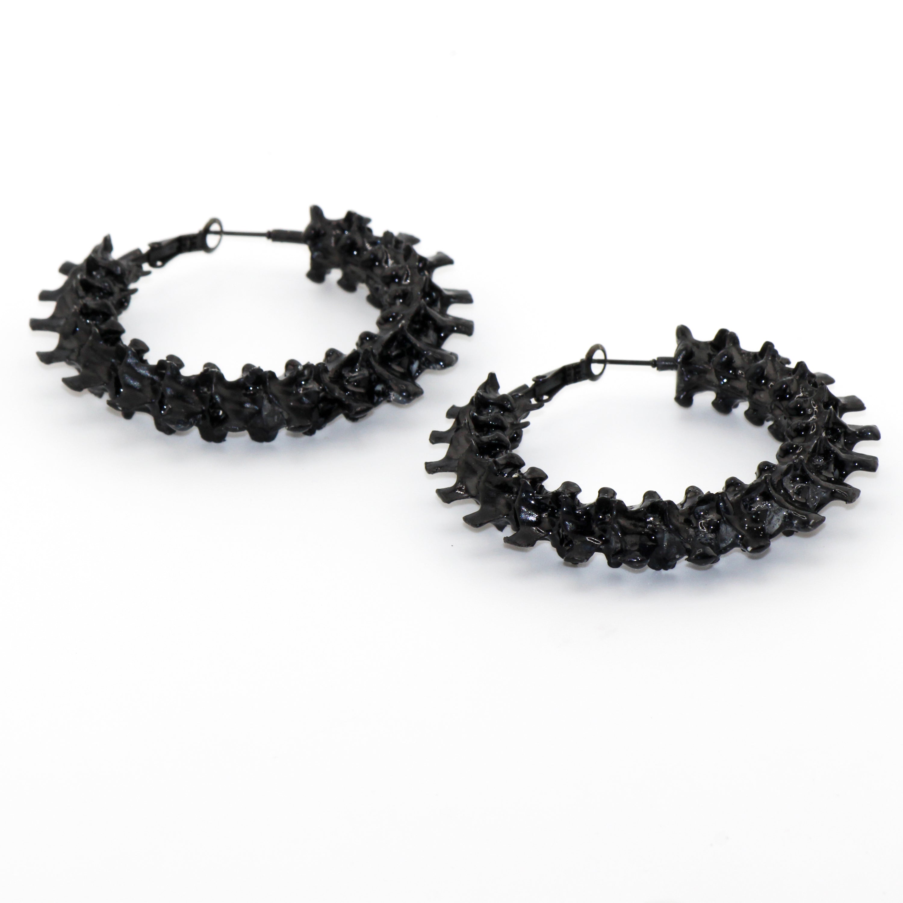 Tar Pit Snake Vertebrae Earrings