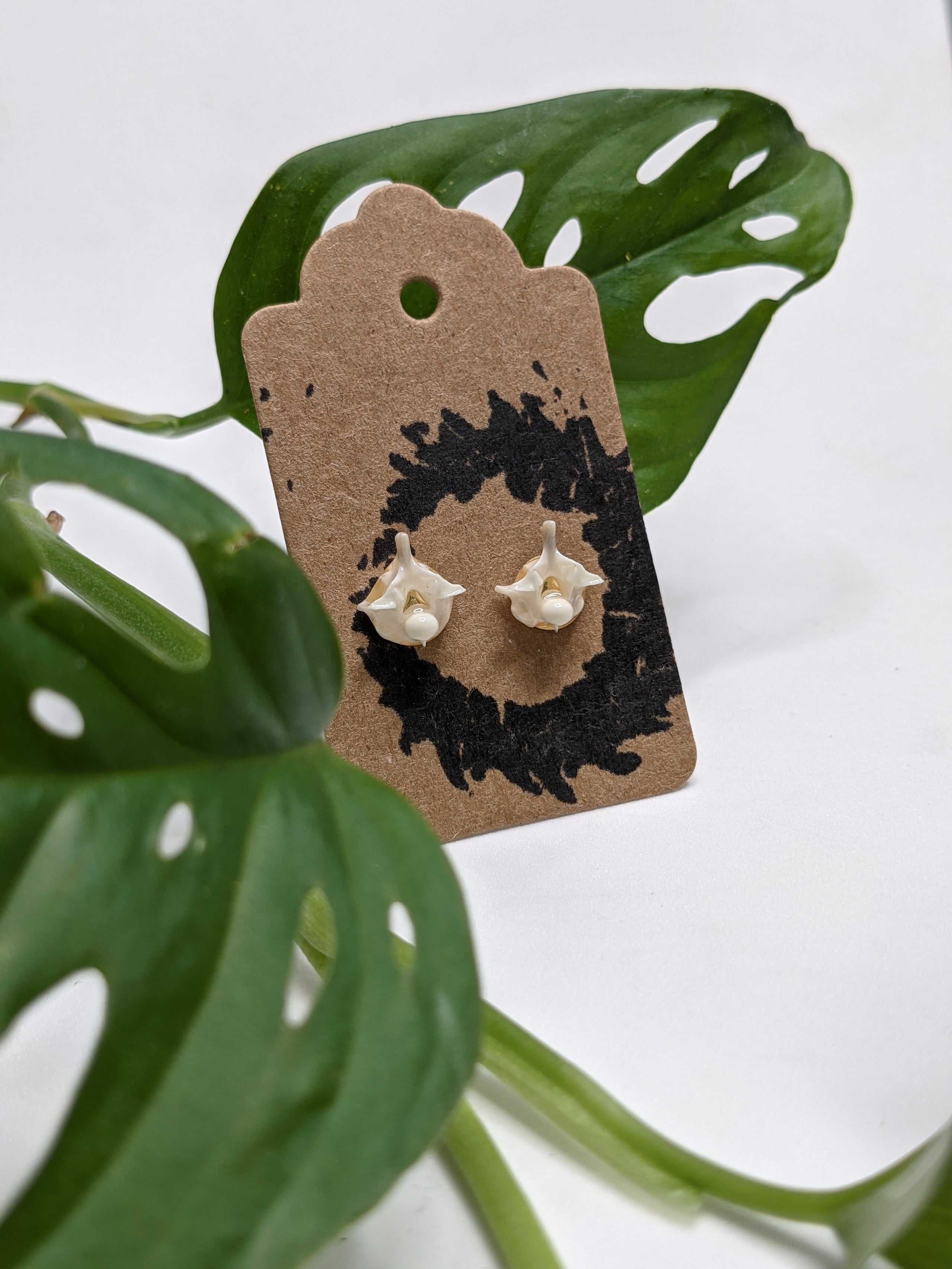 Snake Vertebrae Studs