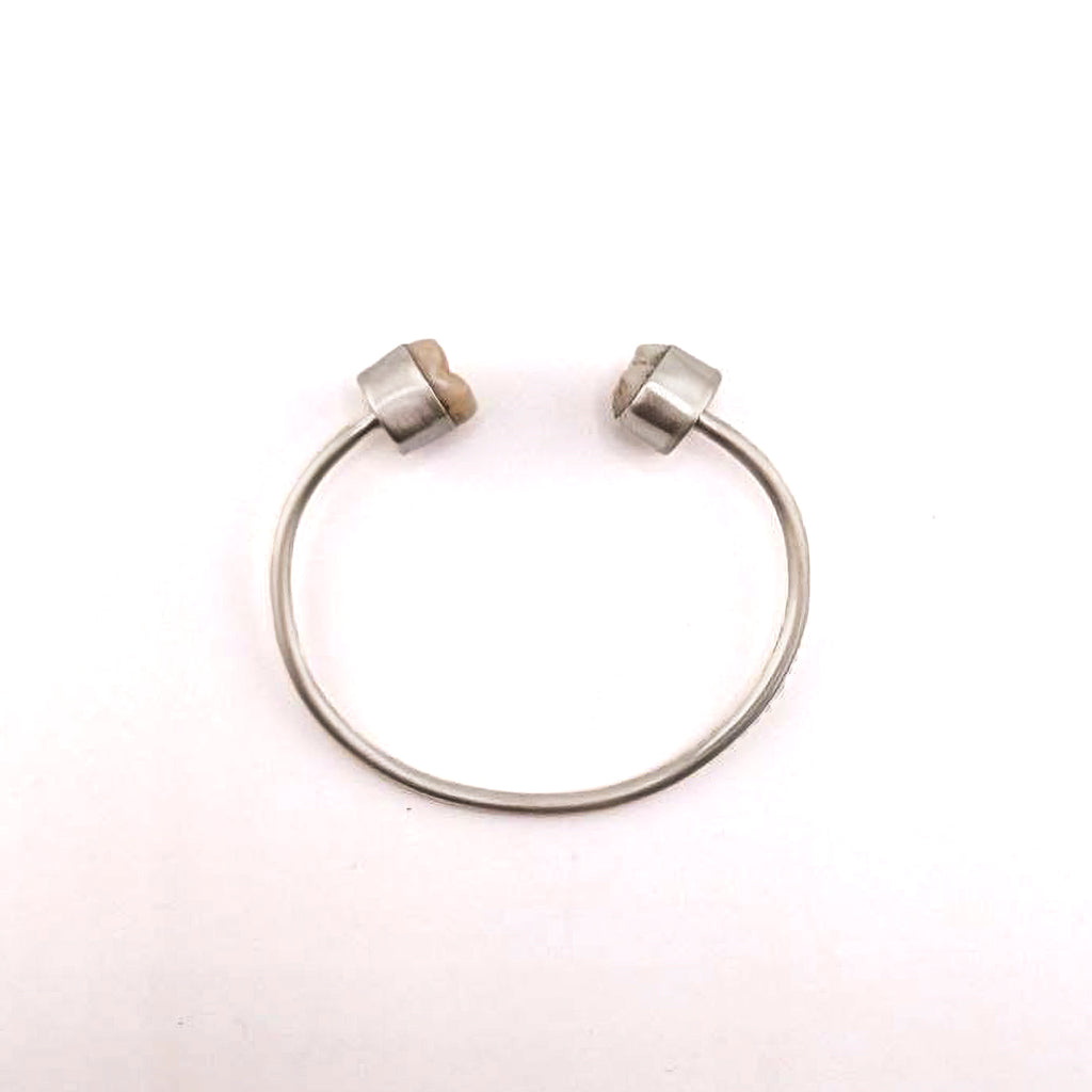 Human Teeth Open Bangle