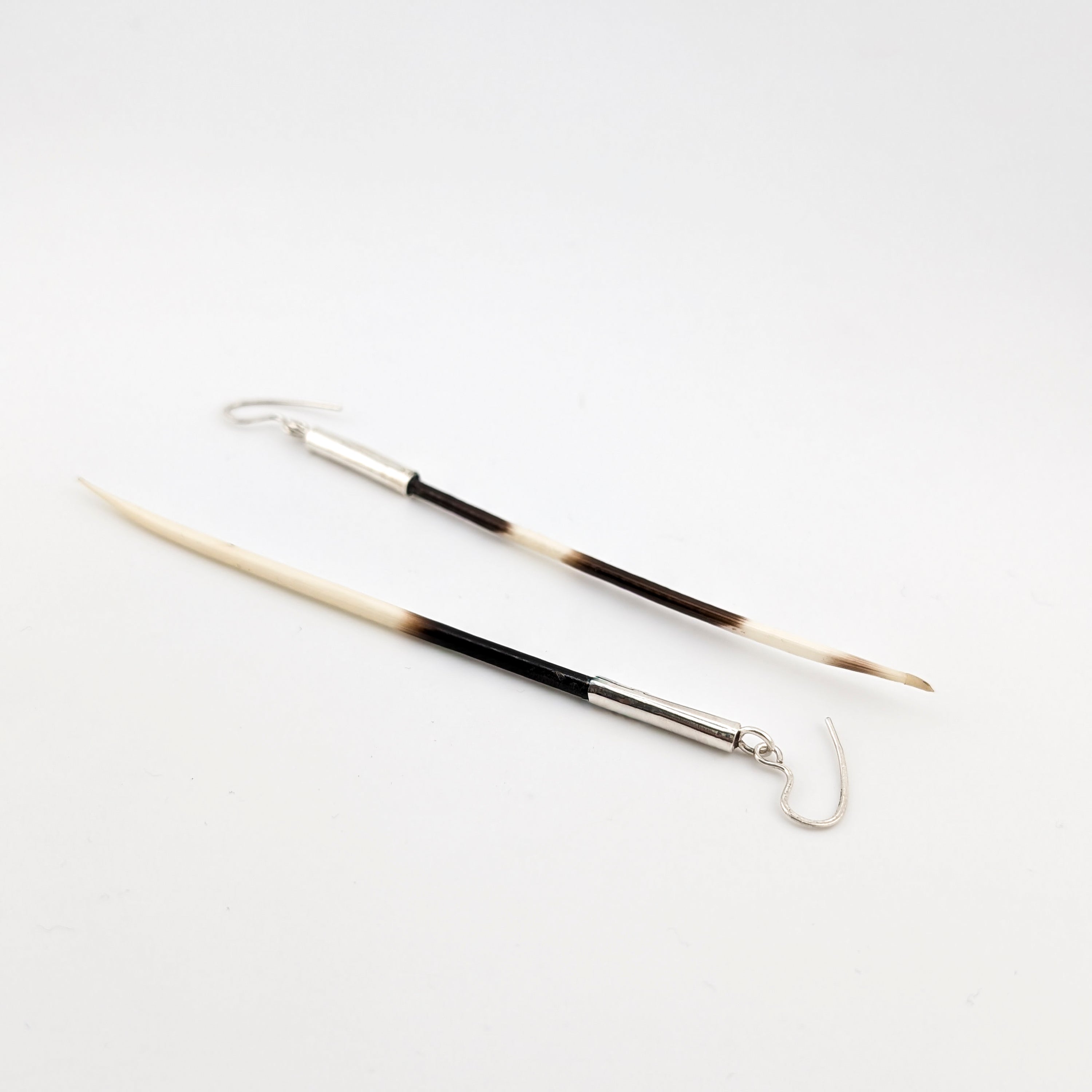 Custom Porcupine Pendant Earrings
