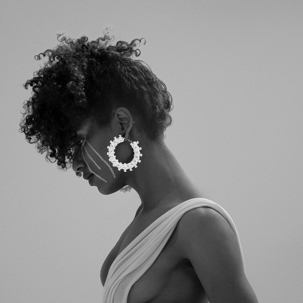 Snake Vertebrae Hoops