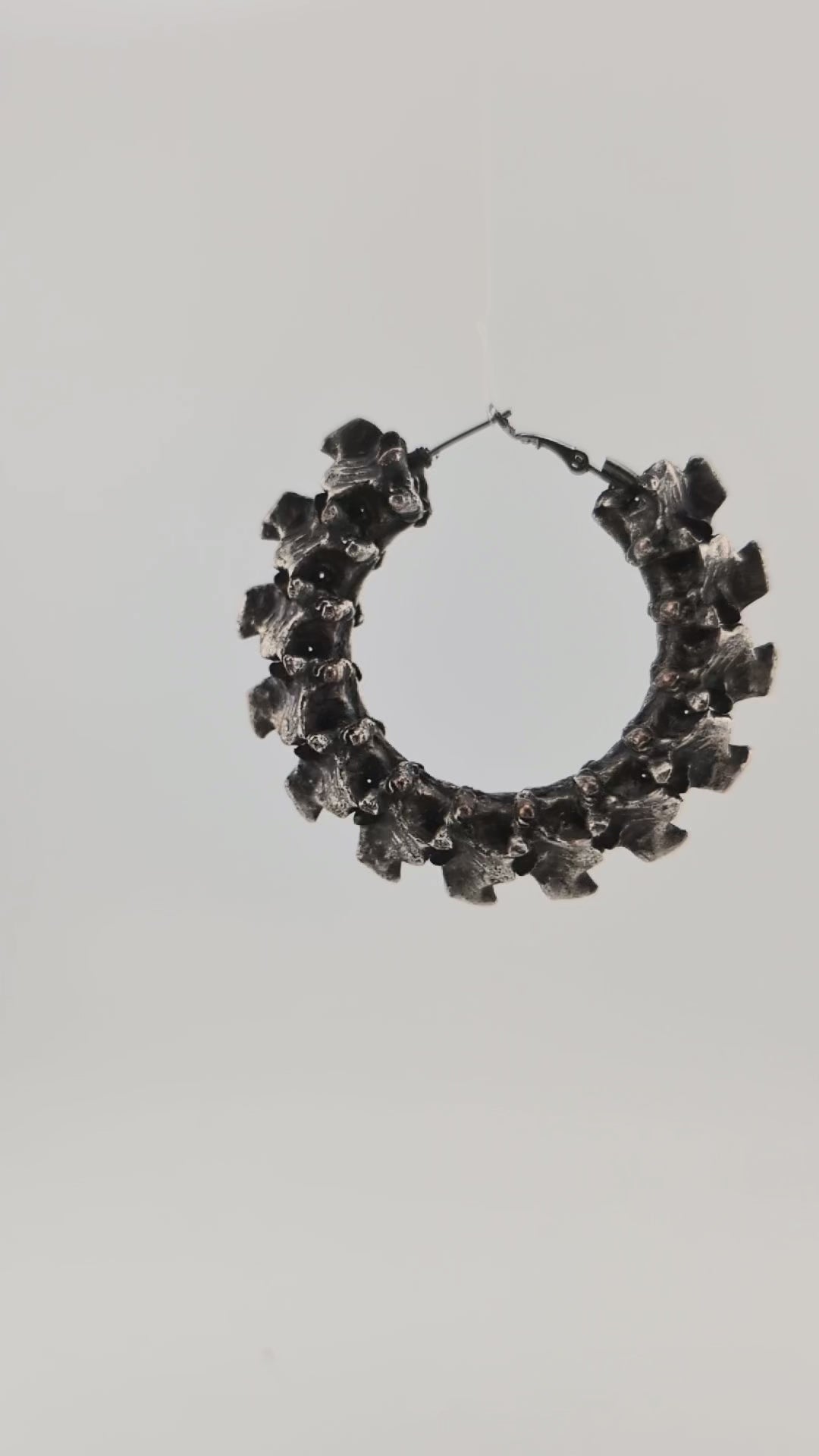 Exo Hoops in Silver | Pre-Order